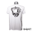 Classic Street-Line T-Shirt "Ehrenkodex77" Totenkopf, weiß, hochwertiger Siebdruck
